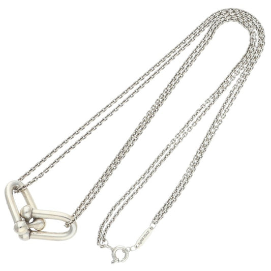 TIFFANY&Co. HardWear Double Link Silver Necklace Size 16INCH