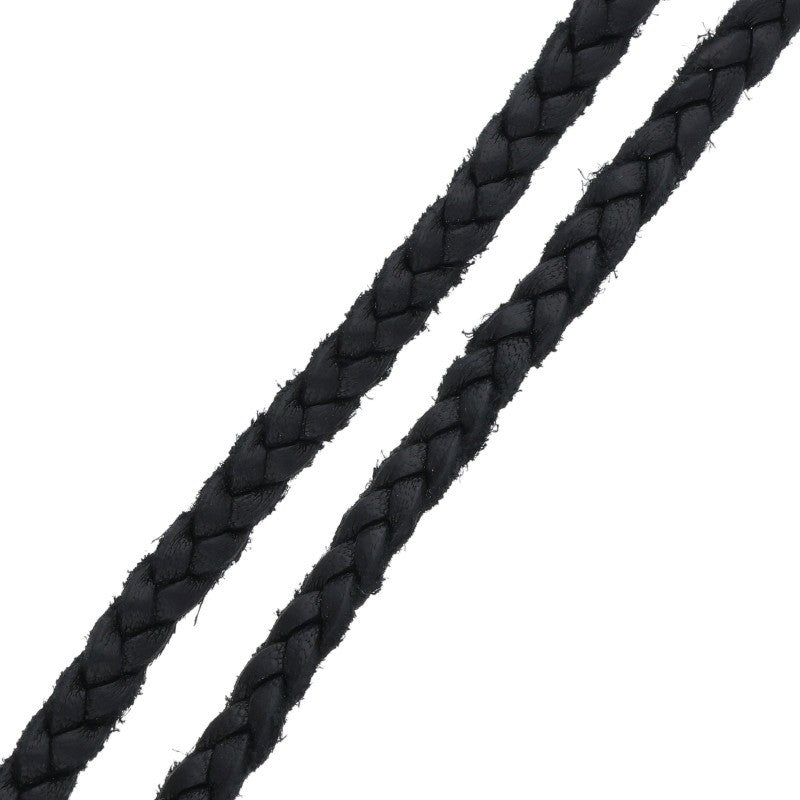 Chrome Hearts Scroll Leather Braid Necklace Size ONE Multi
