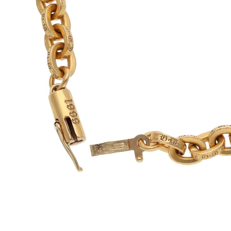 Chrome Hearts 22K Paper Chain Gold Necklace Size 20INCH