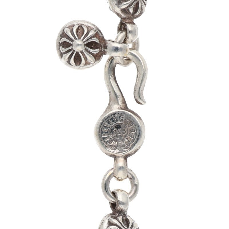 Chrome Hearts Cross Ball Chain Silver Necklace Size 20INCH