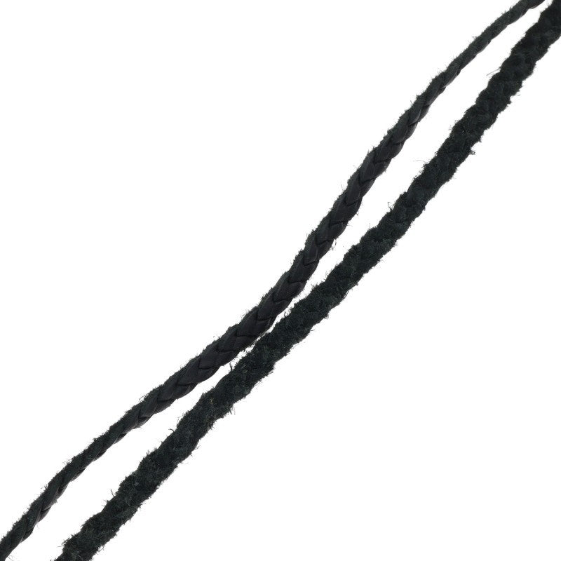 Chrome Hearts Scroll Leather Braid Necklace Size ONE Multi