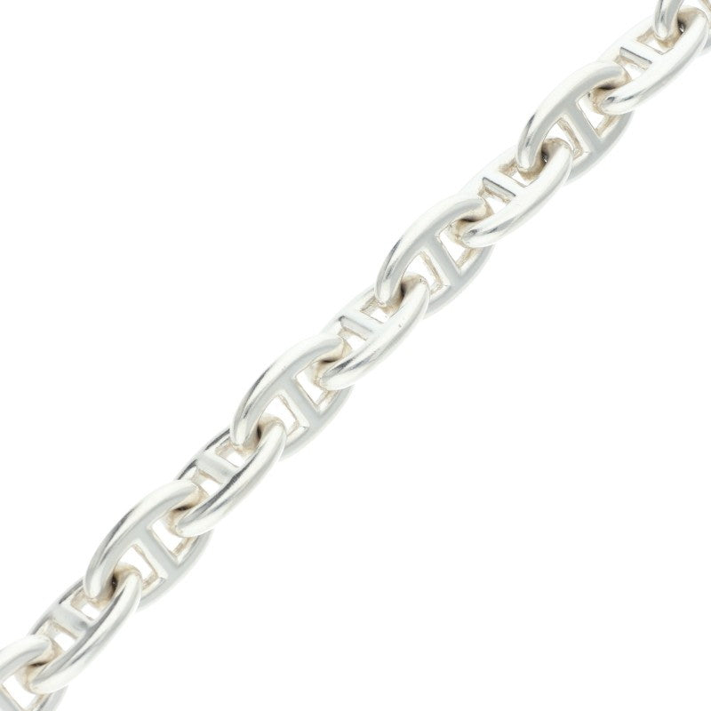 HERMES Chaine d'Ancre MM Silver Choker Necklace Size MM