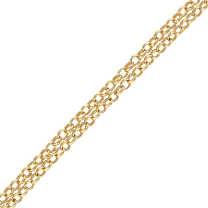 Chrome Hearts 22K Roll Chain Gold Yellow Size 18INCH