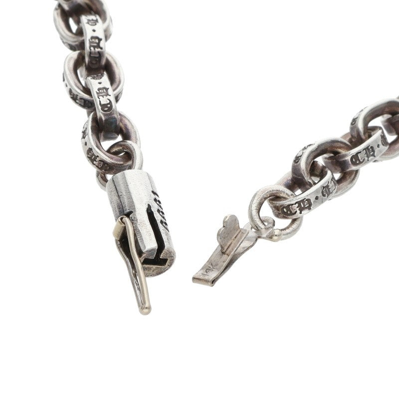 Chrome Hearts Paper Chain 925 Silver Necklace Size 18INCH