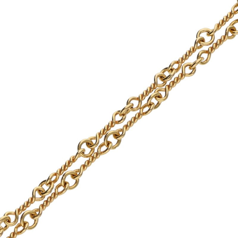 Chrome Hearts 22K Twist Chain Gold Necklace Size 18INCH