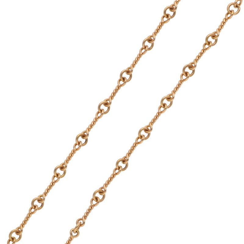 Chrome Hearts 22K Twist Chain Gold Necklace Size 24