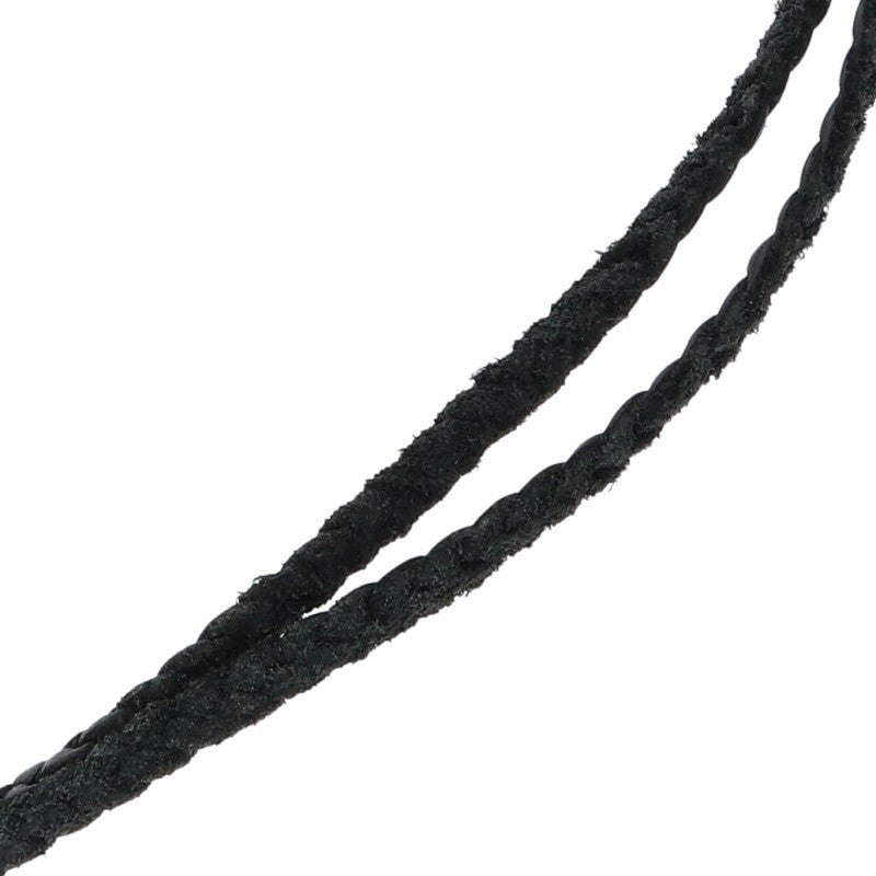 Chrome Hearts LEATHER BRAID Tongue Necklace