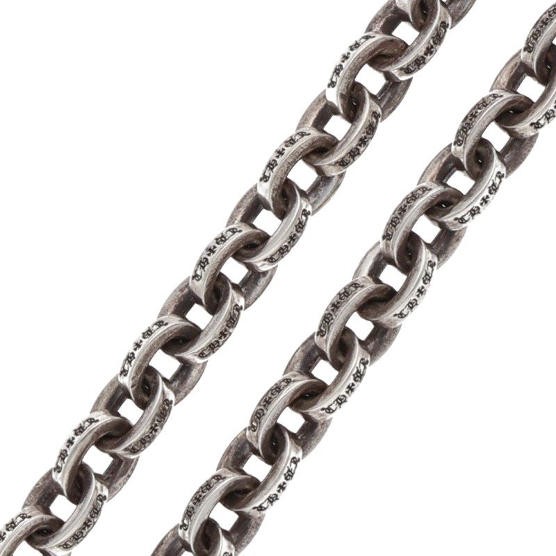 Chrome Hearts 925 PAPER CHAIN LRG Necklace Silver Size 24