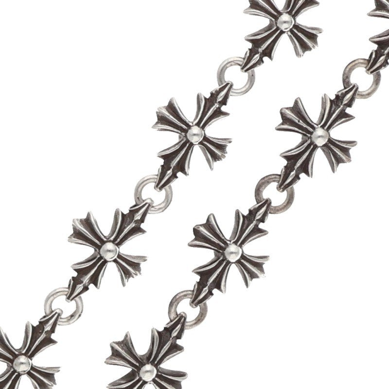 Chrome Hearts CO CH Plus Link Silver Necklace Size 20LINK
