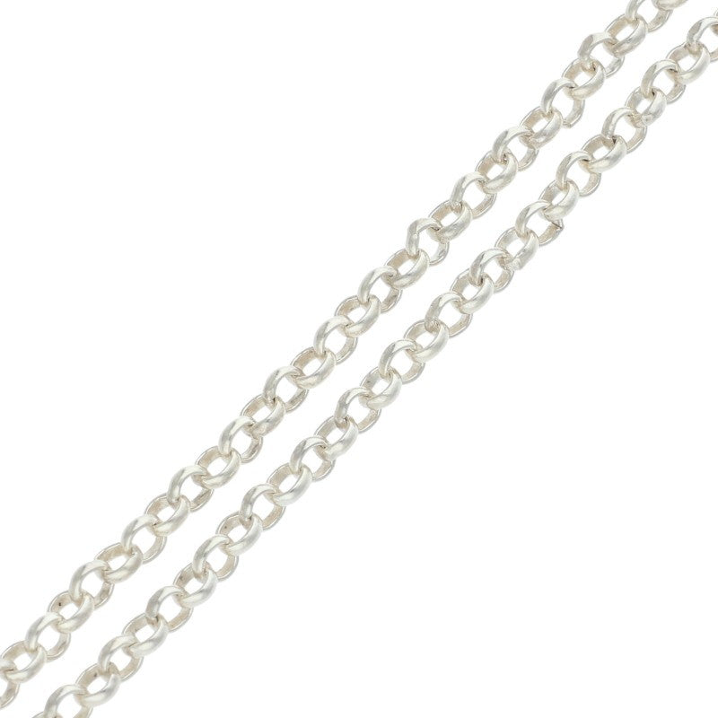 Chrome Hearts NECKCHAIN R16 Roll Silver Necklace Size 16 Inch