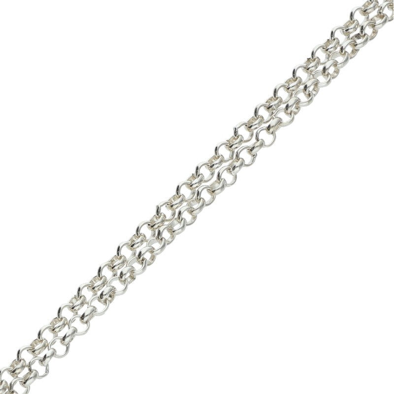 Chrome Hearts 925 Roll Chain Silver Necklace Size 20 Inch
