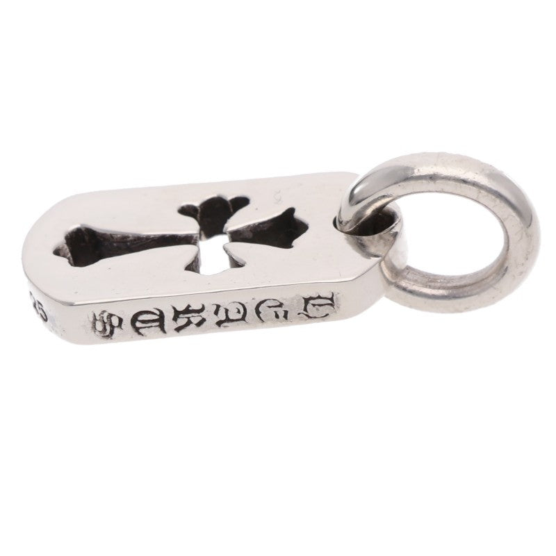 Chrome Hearts 925 Silver Tiny Cutout Tag Charm Size ONE SIZE