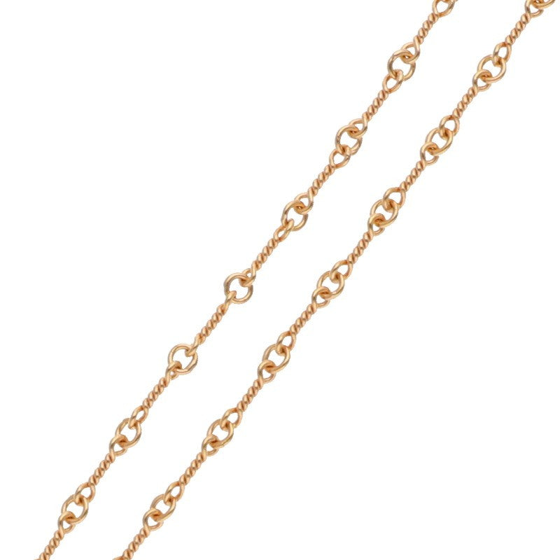Chrome Hearts 22K Twist Chain Gold Yellow Size 18INCH
