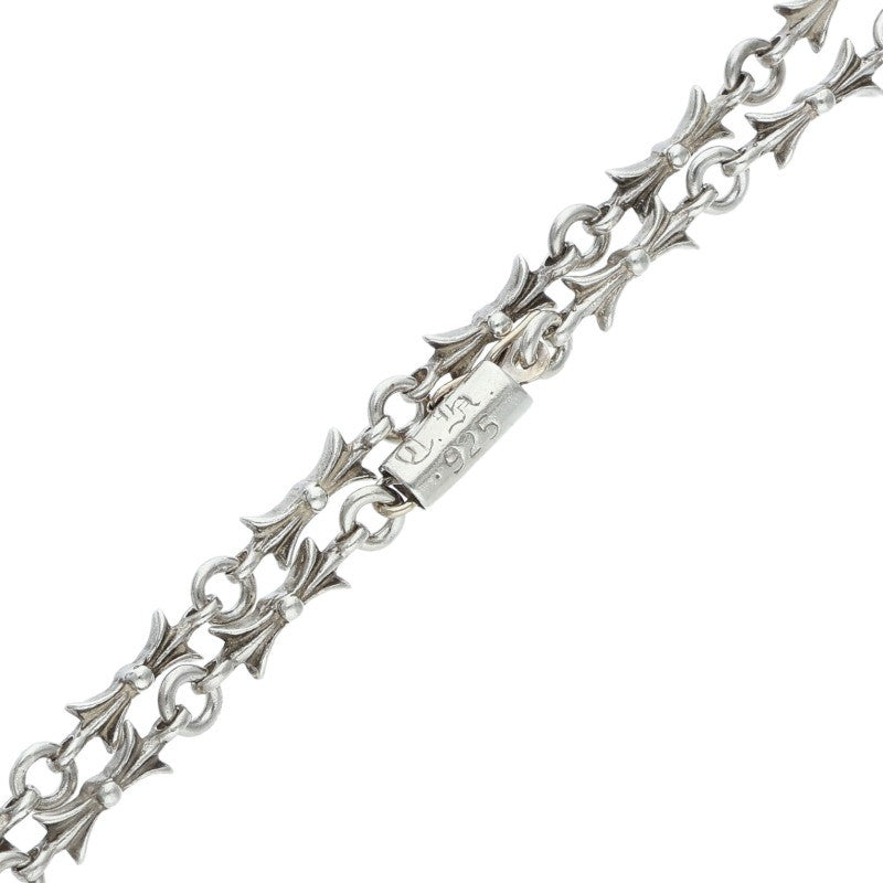 Chrome Hearts Fat Cross Tiny Bar Chain Necklace Size 20 Inch