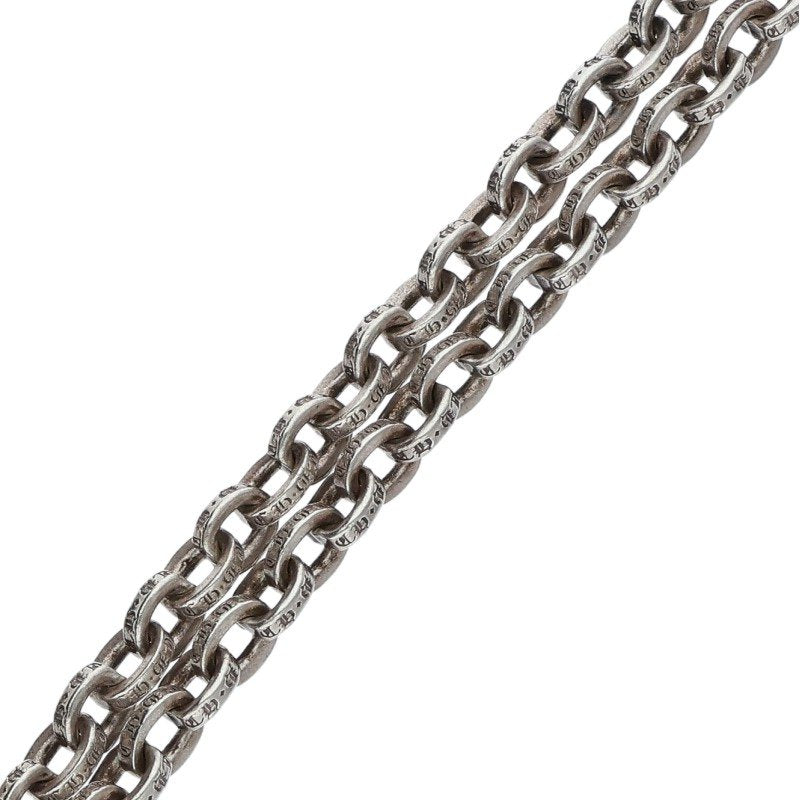 Chrome Hearts 925 Silver Paper Chain Necklace Size 24INCH