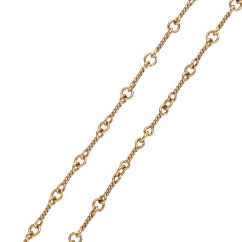 Chrome Hearts 22K Gold Twist Chain Necklace Size 18INCH