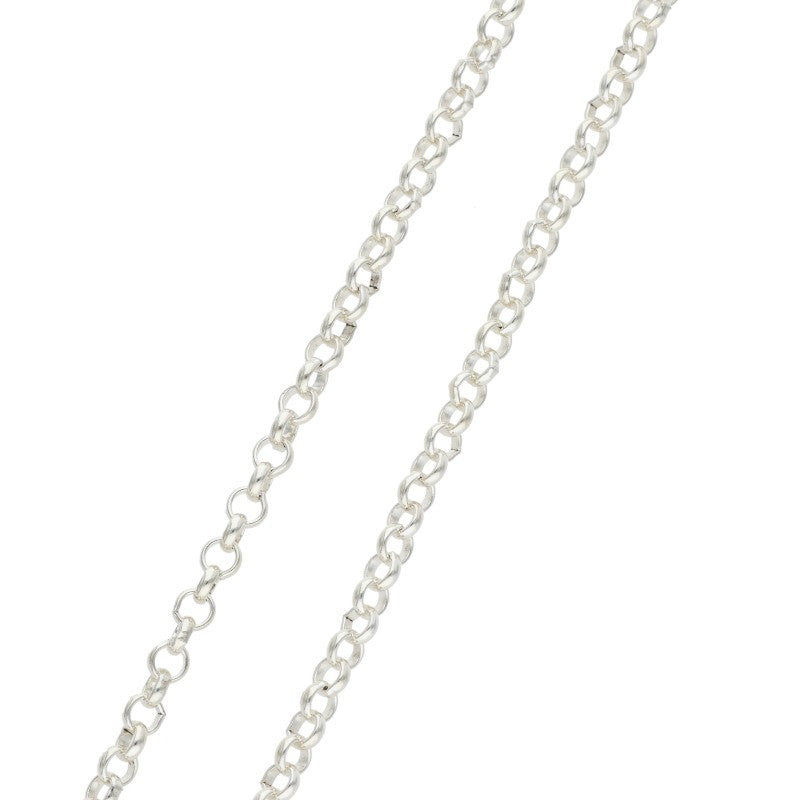 Chrome Hearts R24 Roll Chain Silver Necklace Size 24INCH