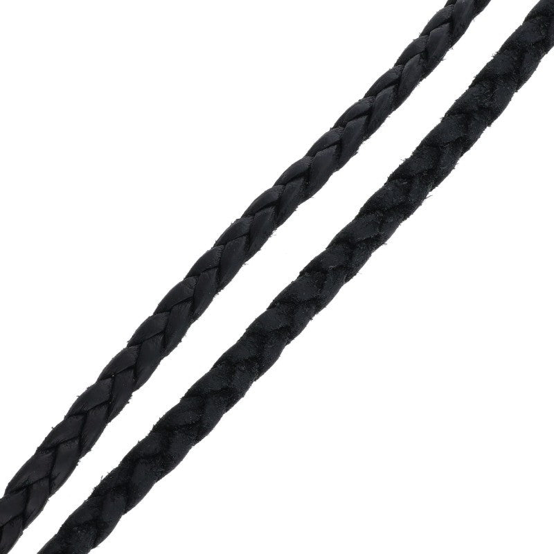 Chrome Hearts Bolo Tip Leather Braid Necklace Size ONE SIZE