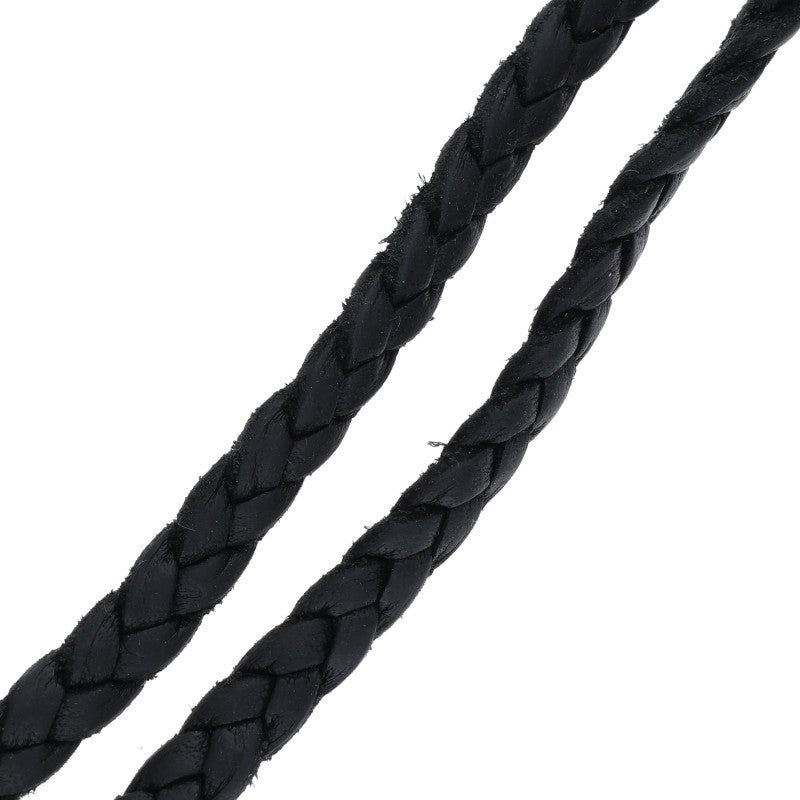 Chrome Hearts Bolo Tip Leather Braid Necklace Size ONE Multi