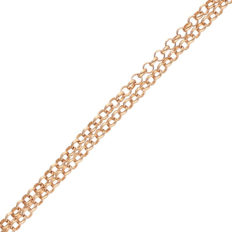 Chrome Hearts 22K Roll Chain Gold Yellow Size 20INCH