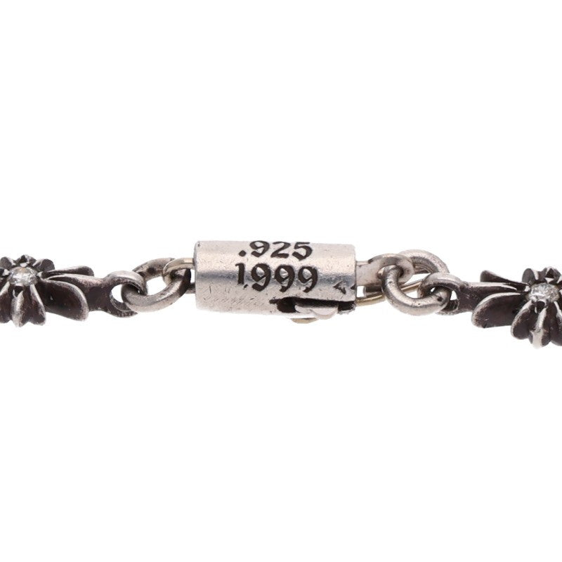 Chrome Hearts 925 Tiny E Fat Diamond Necklace Size 24 Inch