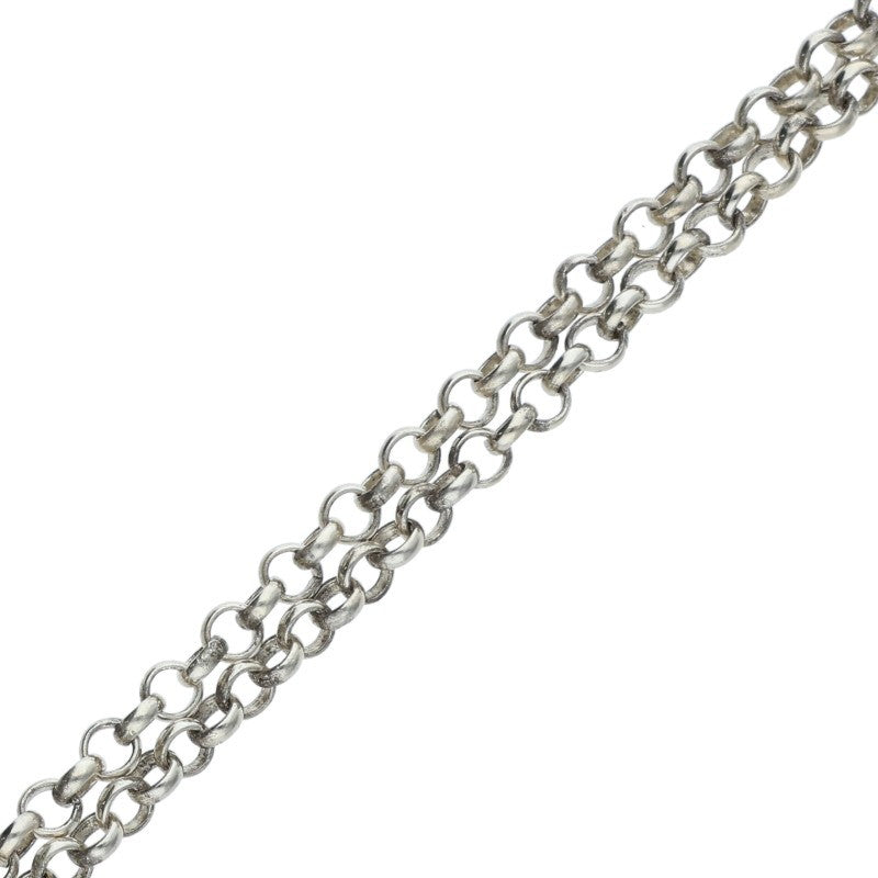 Chrome Hearts 925 Silver Roll Chain Necklace Size 20 Inch