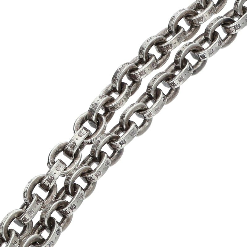 Chrome Hearts Paper Chain 18 Silver Necklace Size 18INCH