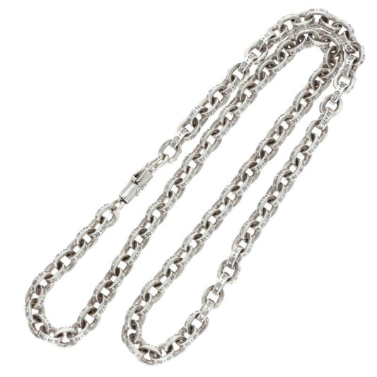 Chrome Hearts Paper Chain Silver Necklace Size 16INCH