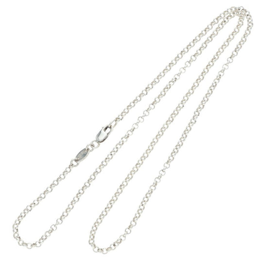Chrome Hearts Sterling Silver Chain Necklace Size 18 Inch