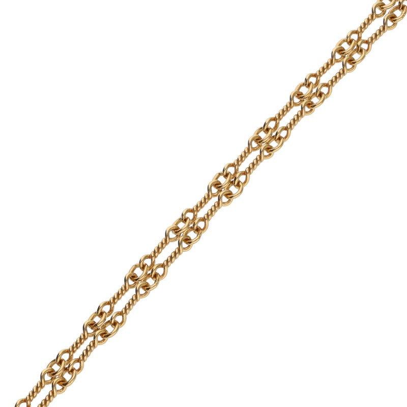 Chrome Hearts 22K Yellow Gold Twist Chain Necklace Size 24