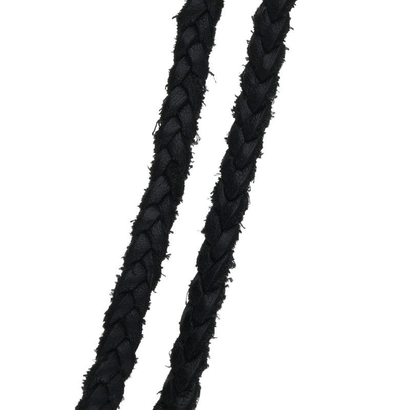 Chrome Hearts Scroll Leather Braid Necklace Size ONE SIZE