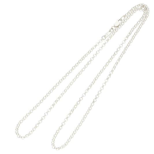 Chrome Hearts Roll Chain Silver 925 Necklace Size 20INCH