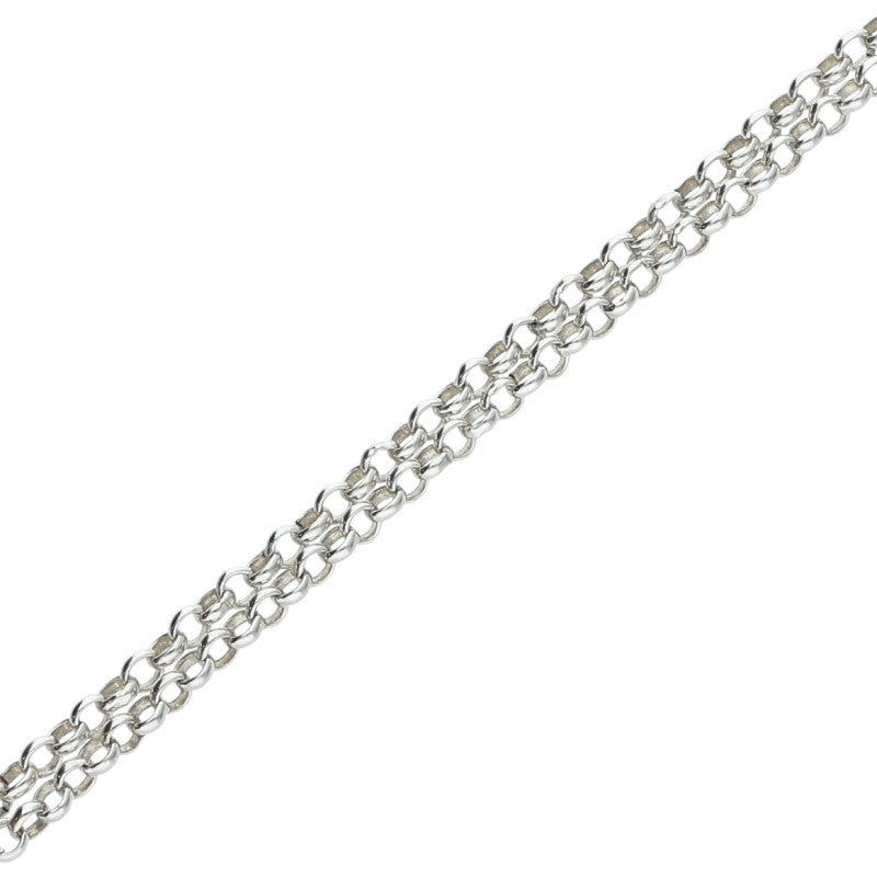 Chrome Hearts Roll Chain Silver Necklace Size 24 Inch