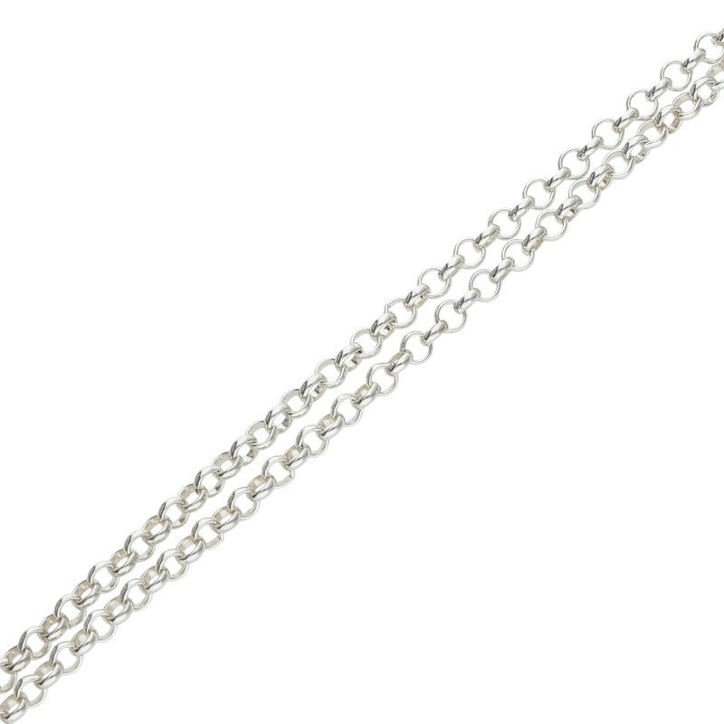 Chrome Hearts R24 Roll Chain Silver Necklace Size 24 Inch