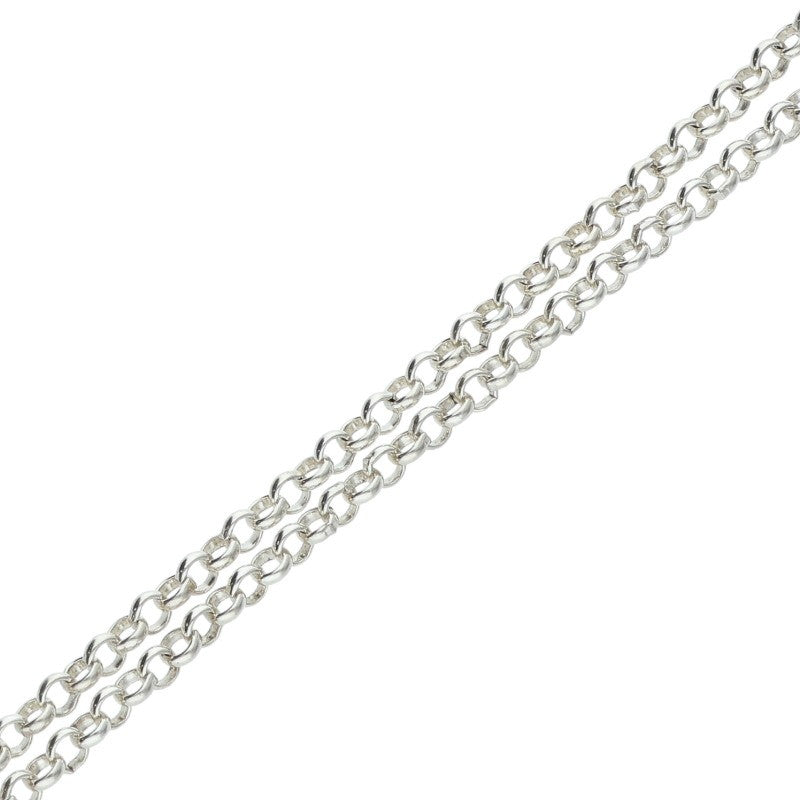 Chrome Hearts R24 Roll Chain Silver Necklace Size 24