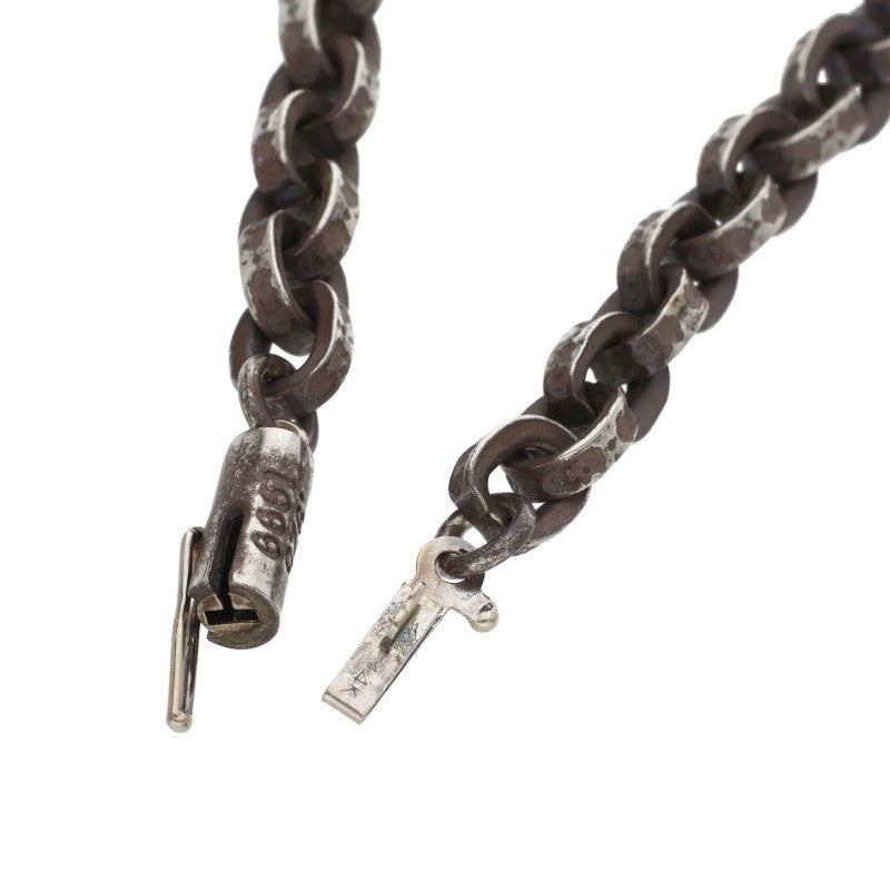 Chrome Hearts PAPER CHAIN 18 Silver Necklace Size 18 Inch