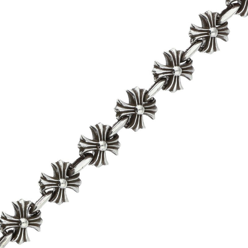 Chrome Hearts CH X Link Silver Necklace 925 Size 24