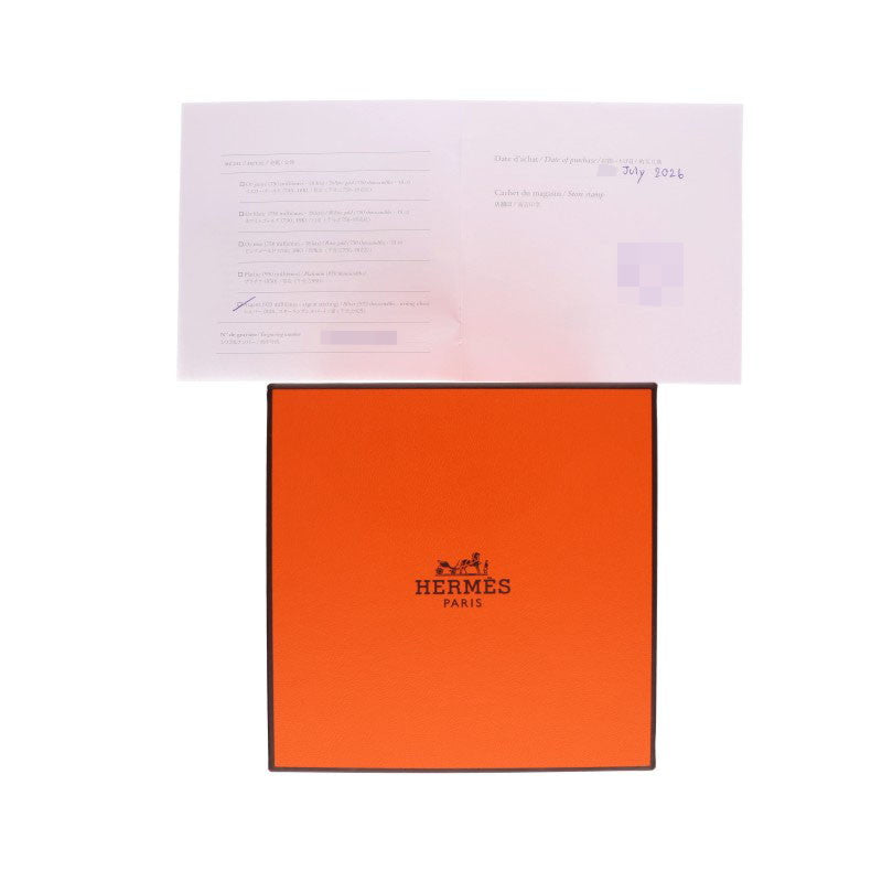 HERMES Chaine d'Ancre MM 925 Silver Necklace Size 36