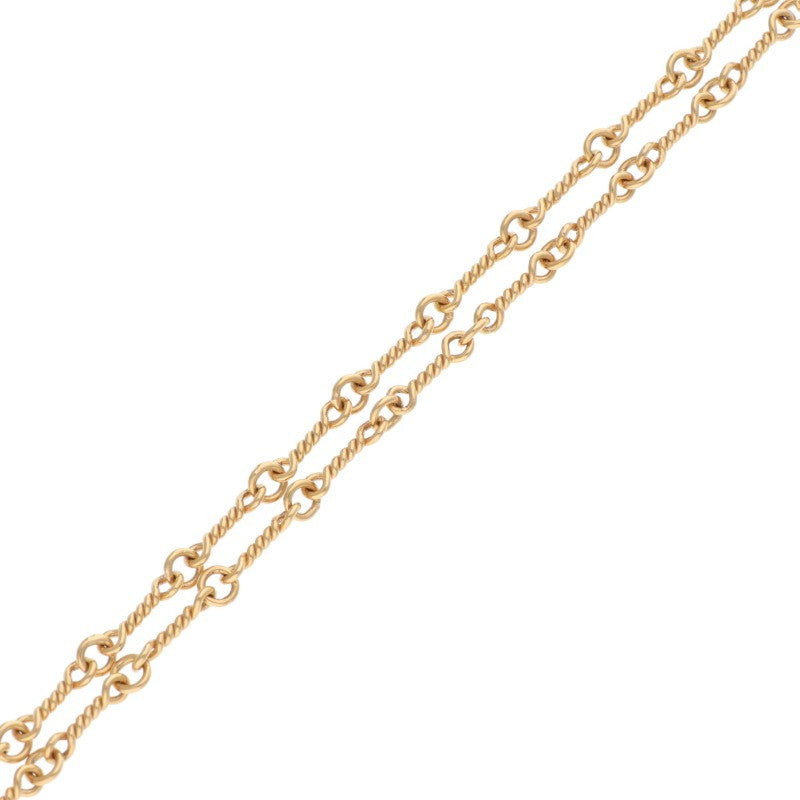Chrome Hearts 22K Twist Chain Gold Necklace Size 16 Yellow