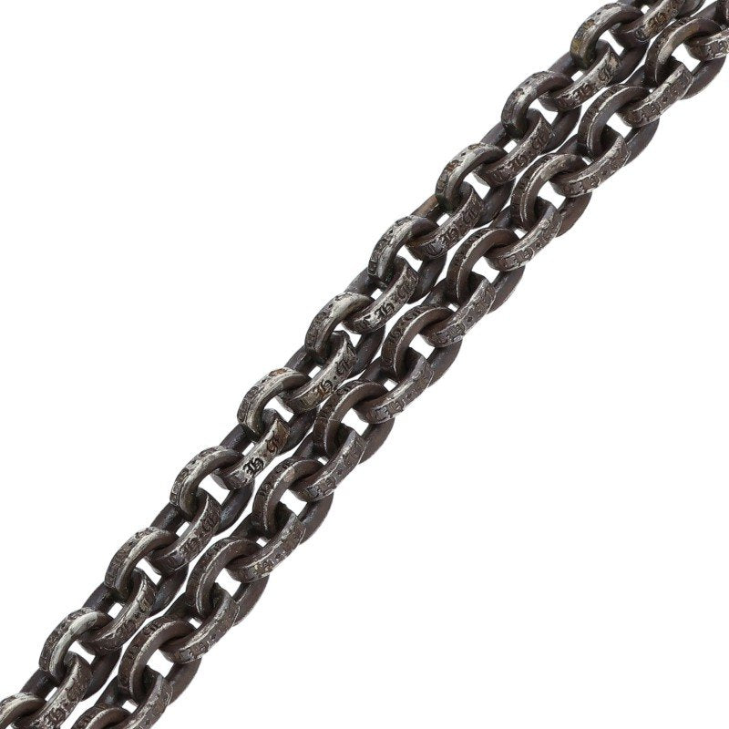 Chrome Hearts Paper Chain Silver Necklace Size 20 Inch
