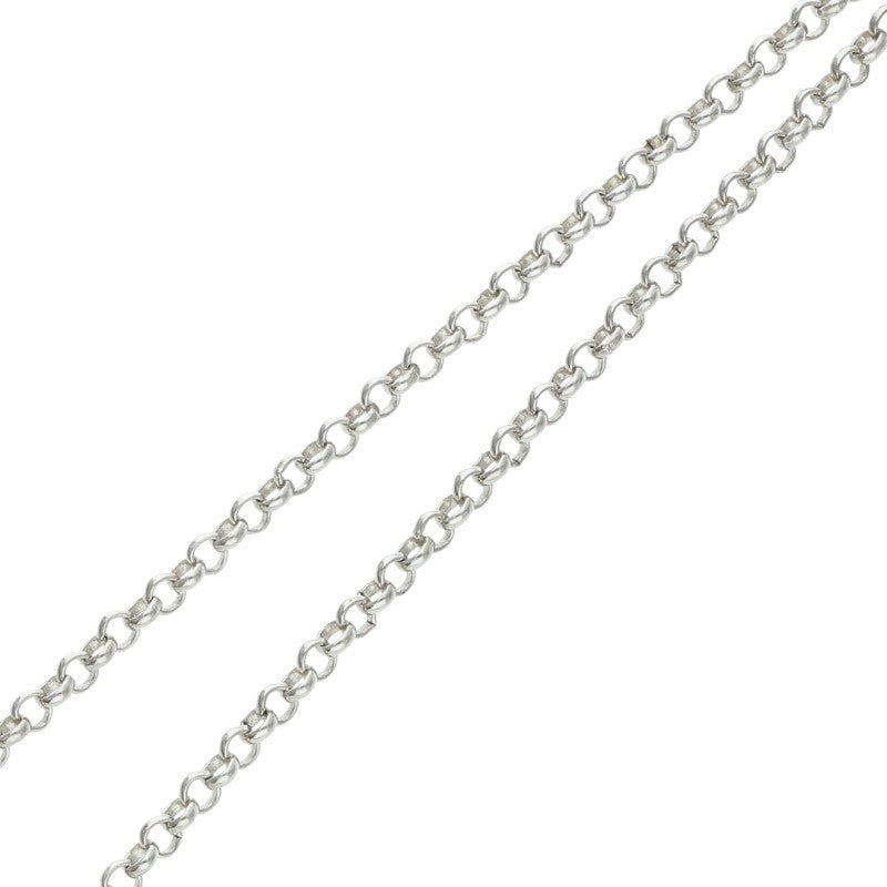 Chrome Hearts Silver Roll Chain Necklace Size 24 Inch