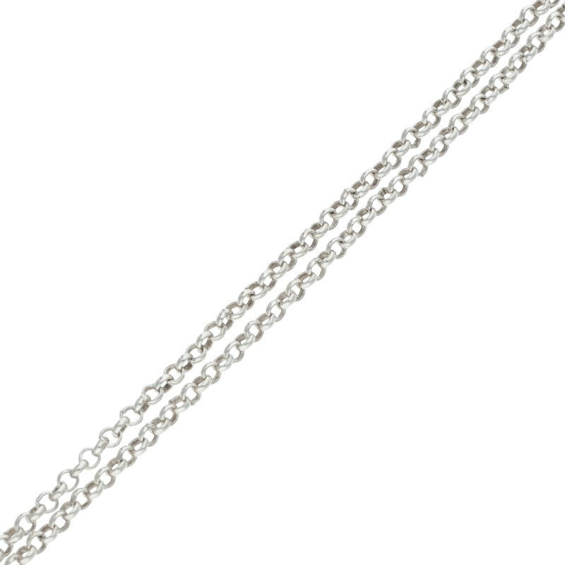 Chrome Hearts Roll Chain Silver 925 Necklace Size 20 Inch