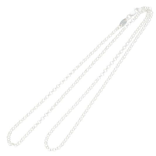Chrome Hearts Silver Roll Chain Necklace Size 20 Inch
