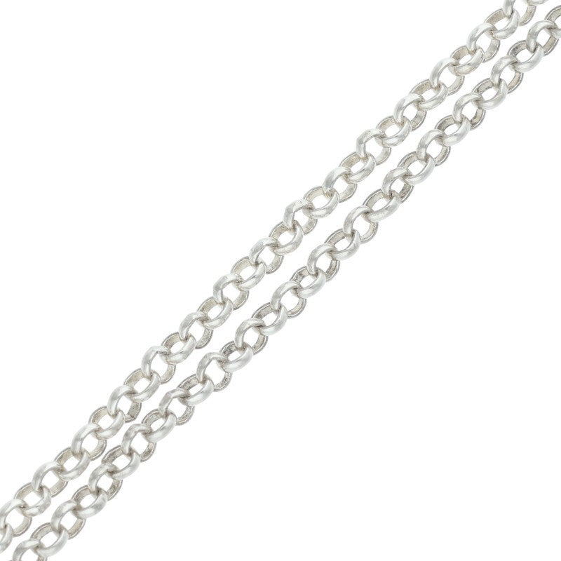 Chrome Hearts R24 Roll Chain Silver Necklace Size 24 Inch