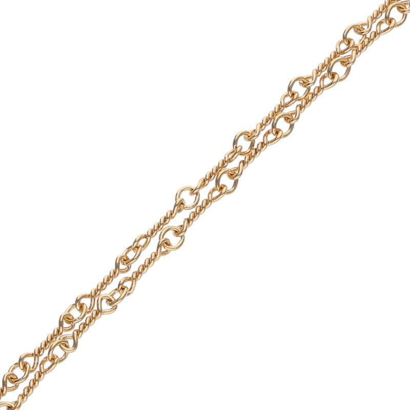 Chrome Hearts 22K Twist Chain Gold Necklace Size 20 Inch