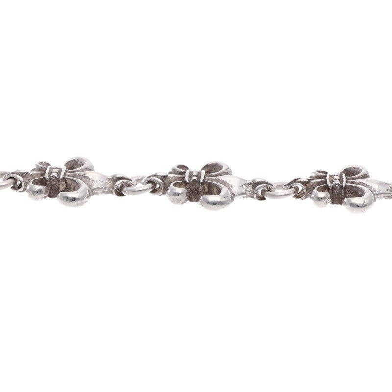 Chrome Hearts BS Fleur Link 925 Silver Necklace Size 20 Inch