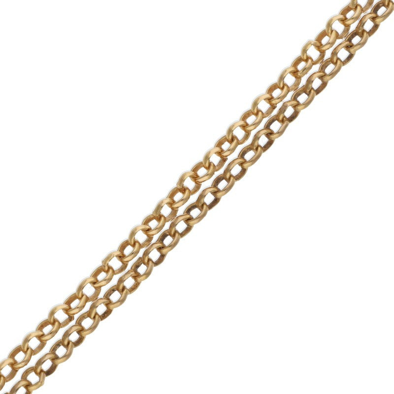 Chrome Hearts 22K Gold Roll Chain Necklace Size 18 Inch
