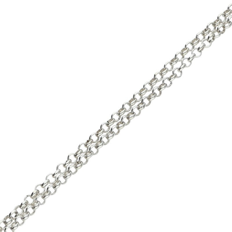 Chrome Hearts Roll Chain Silver Necklace Size 24 Inch