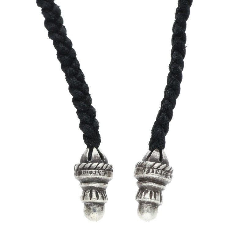 Chrome Hearts Small CH Cross Bolo Tip Silver Necklace