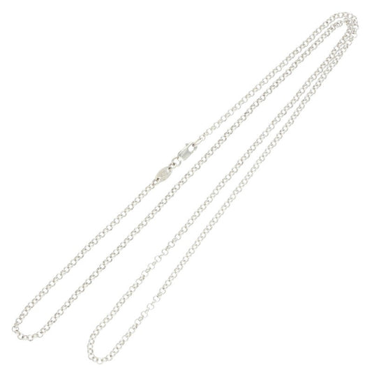 Chrome Hearts Silver Roll Chain Necklace Size 24 Inch